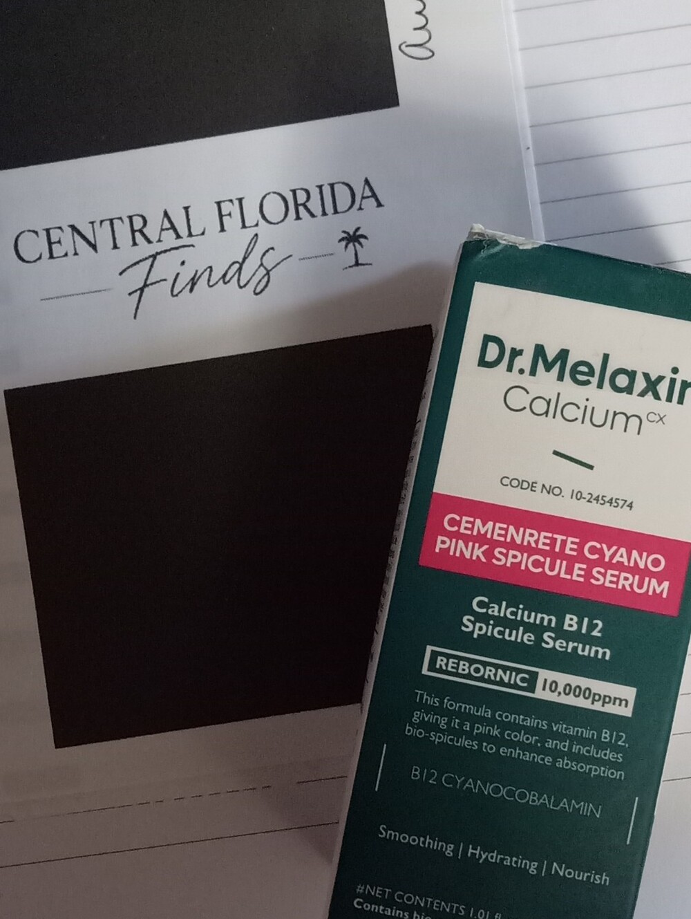 Dr. Melaxin Calcium Cemenrete Cyano Pink Spicule Serum 30ml NIB